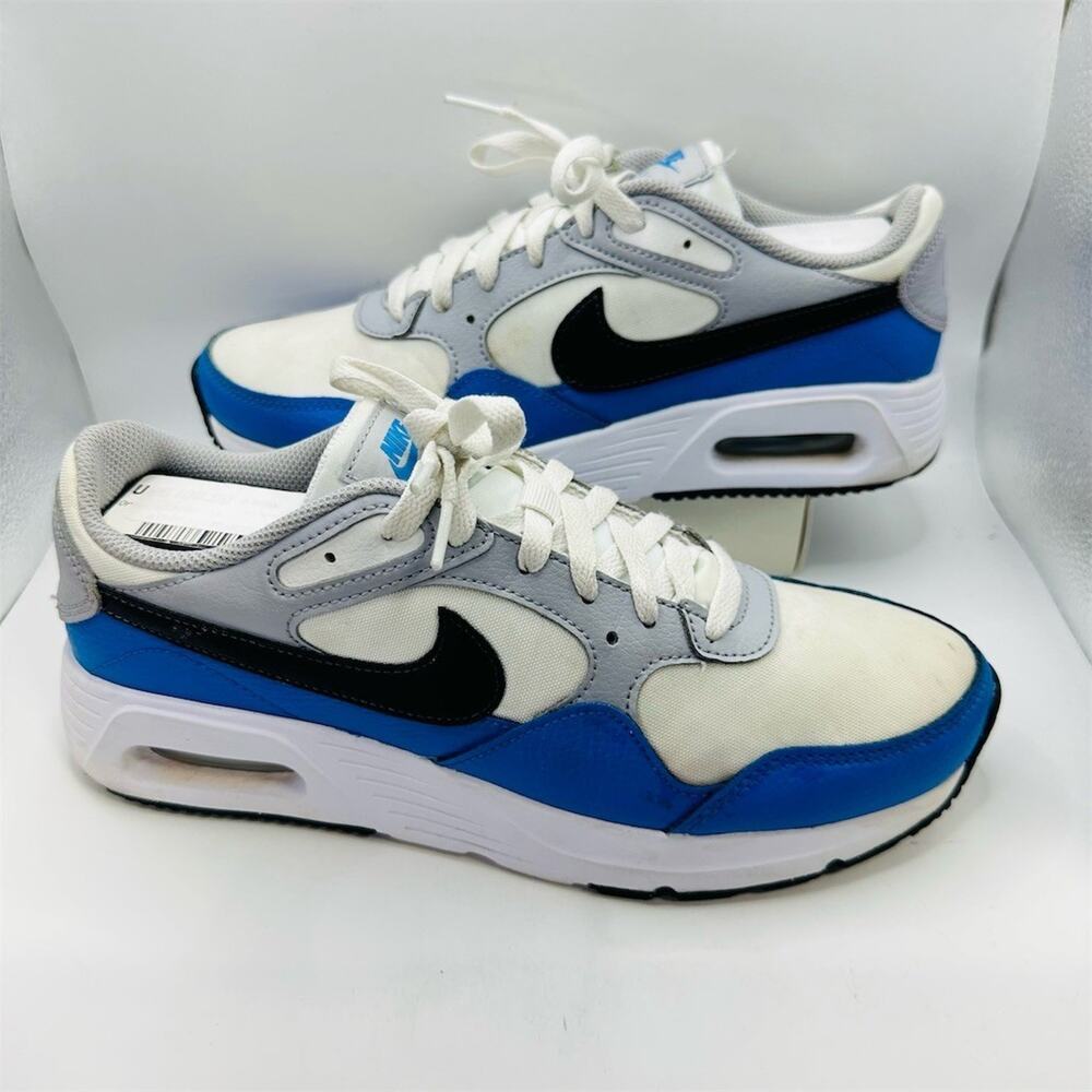 Nike Air Max SC Summit White Blue Sneakers CW4555-117 | Men's Size 8 US | EUC